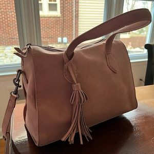 Universal Thread pink suede Target handbag